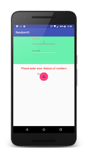 Android application RandomIt! screenshort
