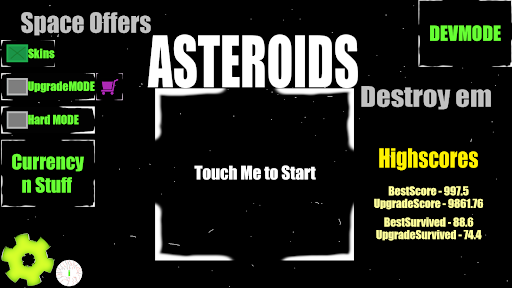 Android application Asteroids (SOADe) SpaceShooter screenshort