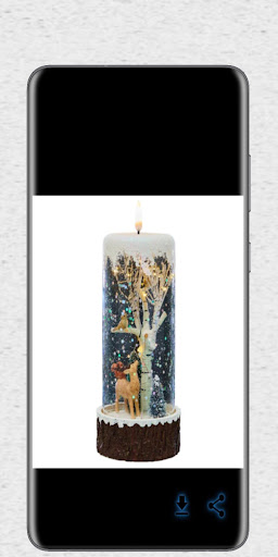 Wilko Frost LED Candle Animal Screen 3