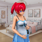 Cover Image of Herunterladen Anime Pregnant Mom Life 3D  APK