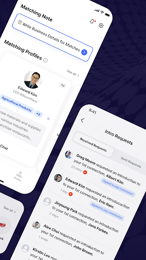 T:ABLE - Utilize Biz Network Screen 2