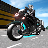 Police Motorbike : City Rider Road Racing Game 3D icon