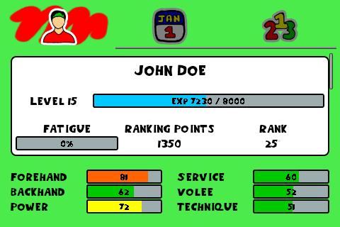 Code Triche Tennis Sim Manager (no Ads) APK MOD (Astuce) screenshots 2