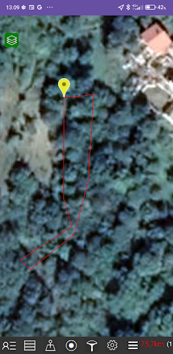 Android application Gps Parcela screenshort
