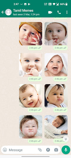 Baby Stickers Screen 2