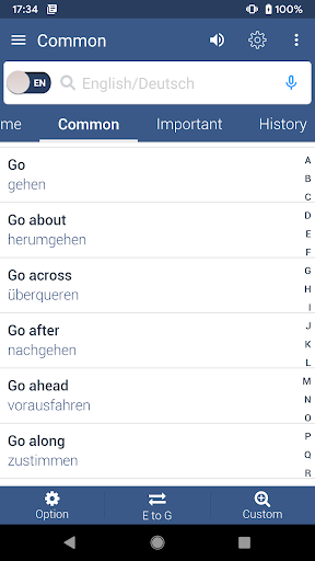 German Dictionary Offline Screen 3