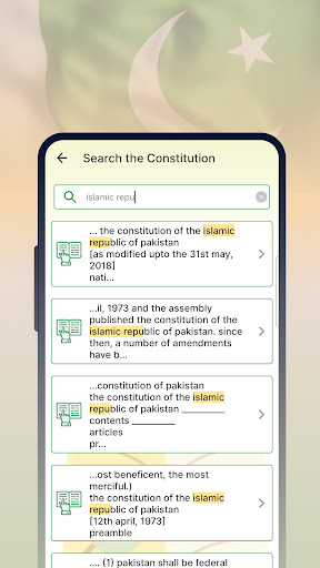 Constitution of Pakistan Screen 3