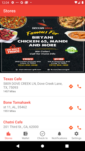Android application Deccan Grill screenshort