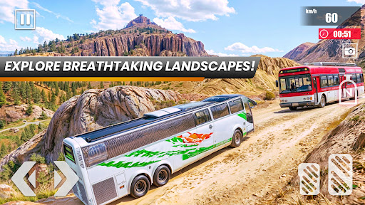 Mountain Bus Driving Game 2