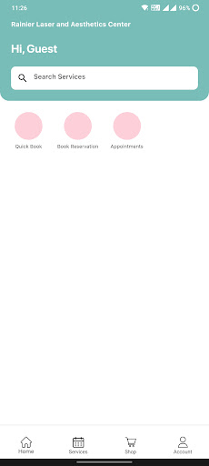 Android application Rainier Laser Aesthetics screenshort