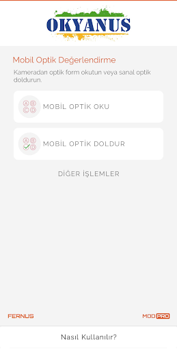 Android application Okyanus Optik Okuma Pro screenshort