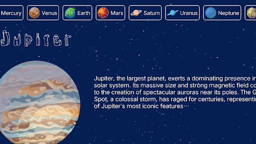 My Space : Learn Solar System Screen 3