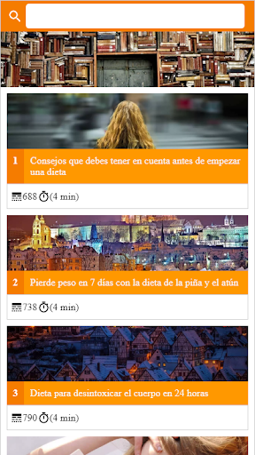 Mil Dietas - Tips & FAQ Screen 3