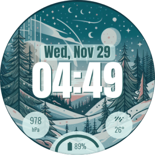 EXD020: Winter Watch Face logo