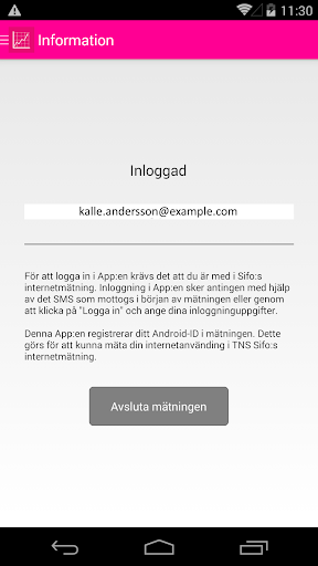 Sifo Internet Screen 2
