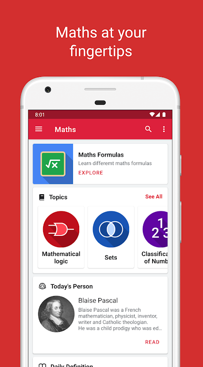 Maths Pro - Notes & Formulas - 1.0.1 - (Android)