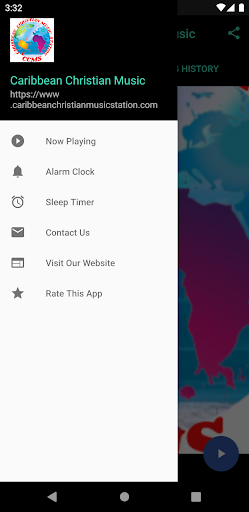 Android application Caribbean Christian Music screenshort