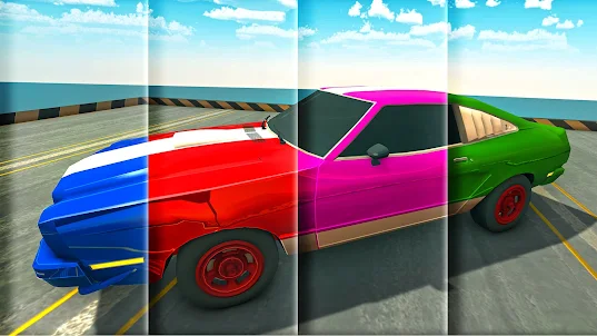 Autounfall-Fahrersimulator