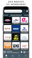 screenshot of Radios de Honduras FM y Online