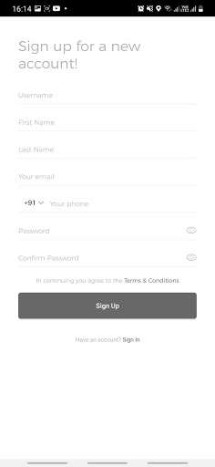 Skyparcel Driver App Screen 3