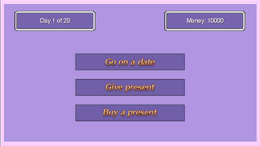 SMDS - Sailor Moon Dating Simu Screen 2