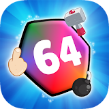 Make 64 - Merge Numbers Puzzle! Simple Casual Game icon