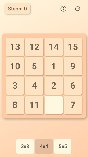 Tile Slider Number Puzzle