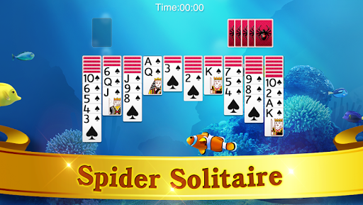 Spider Solitaire Blue - Play Spider Solitaire Blue Game online at