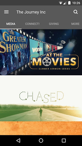 Android application Journey.Church screenshort