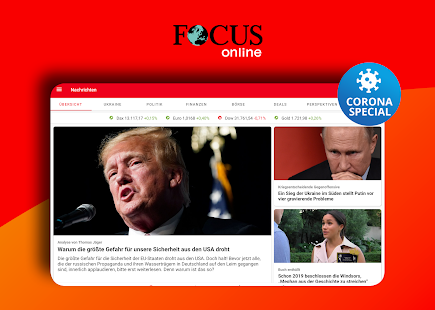 FOCUS online Nachrichten Screenshot