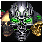 Cover Image of Download Evil skull theme package  APK
