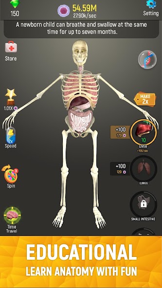 Idle Human 1.18 APK + Мод (Unlimited money) за Android