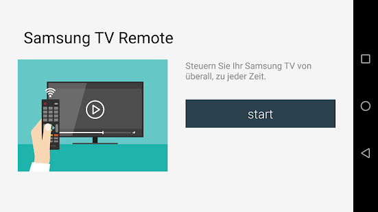 Fernbedienung Samsung TV Bildschirmfoto