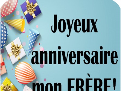 [10000 téléchargés √] carte anniversaire frère gratuite 267138