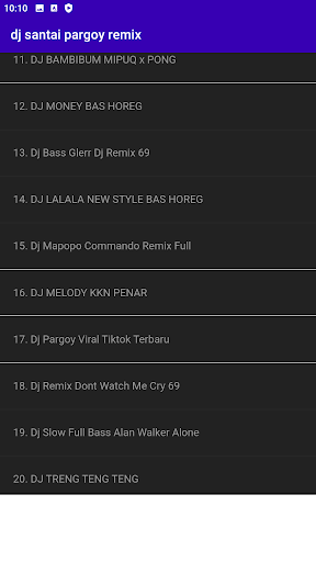 dj santai pargoy remix Screen 2