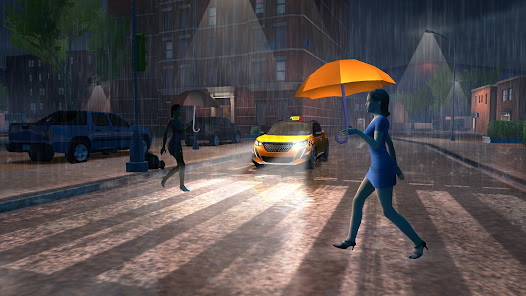 Taxi Sim Download Mod Apk Unlimited Money For Android free Gallery 1