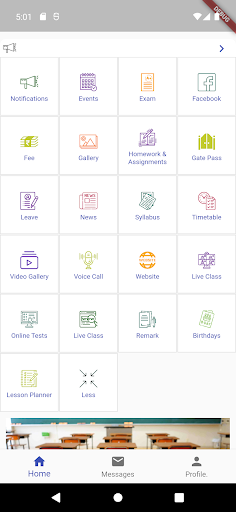 St. Xaviers High School Screen 3