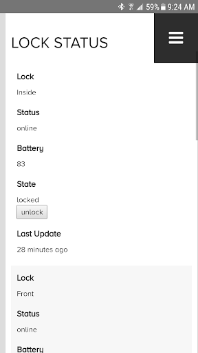 Android application Aurmur - Your Smart Lock for A screenshort