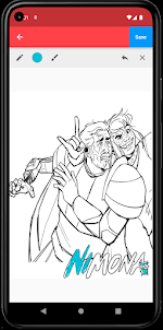 Nimona Coloring Pages