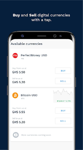 PayPlux - Buy & Sell Bitcoin Screen 2