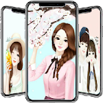 Cover Image of Download Cute Laurra Girl Wallpaper HD  APK