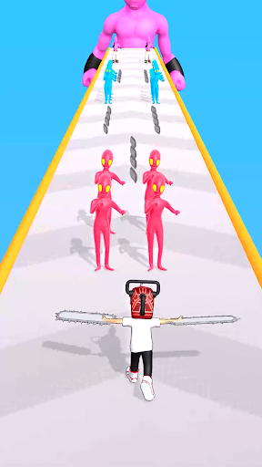 Android application Chainsaw Run 3D Game screenshort