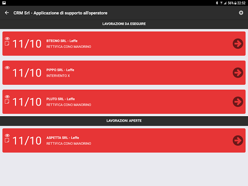CRMRapp Screen 2