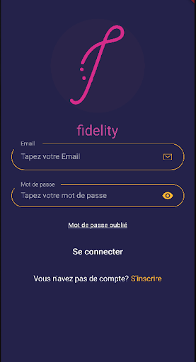 Android application Fidelity Card App screenshort