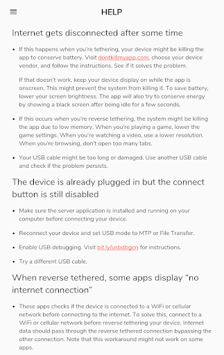 Tetrd: USB Universal Tethering screenshot 15