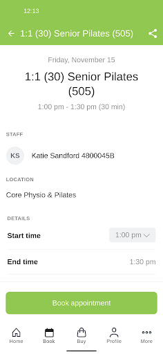 Core Physio+Pilates Screenshot 3 - AppWisp.com