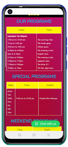 INFINITY RADIO Screen 2