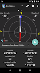 screenshot of Compass and Coordinate Tool