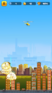 헬기 드롭 : 헬기 및 폭탄 게임