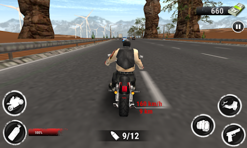 VR Highway Bike Attack Race  screenshots 5